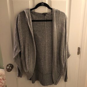 express gray cardigan